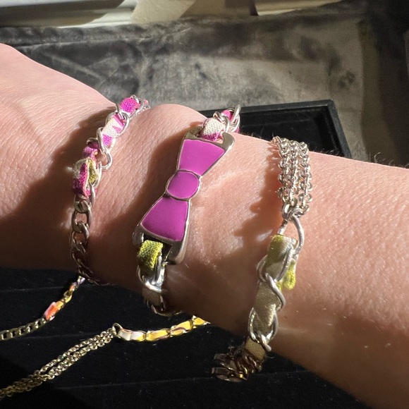 Vera Bradley Wrap Around Bracelets or Necklace - one gold / one silver - Picture 7 of 9